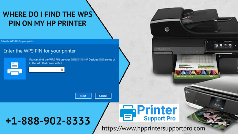 Where Do I Find The WPS Pin On My HP Printer? 1-855-233-2220