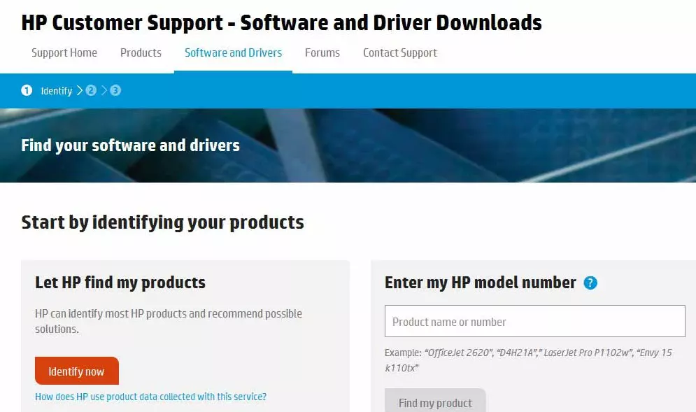 HP printer drivers and software
